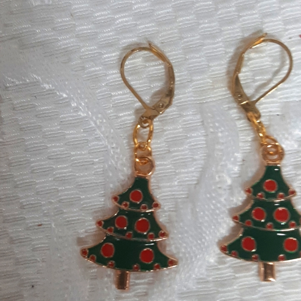 Christmas earrings